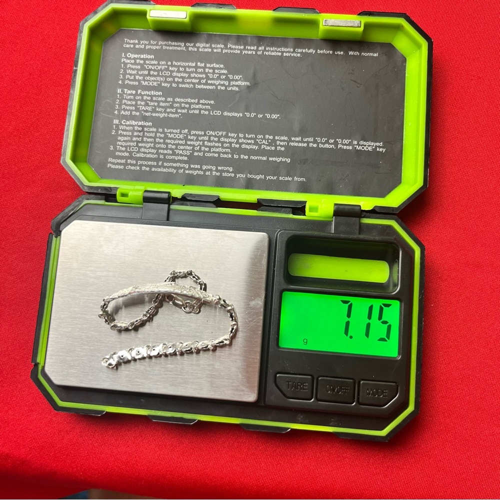 925 strling Silver Sparkling Rhinestone Catholic religions Bracelet‎ - Picture 5 of 15